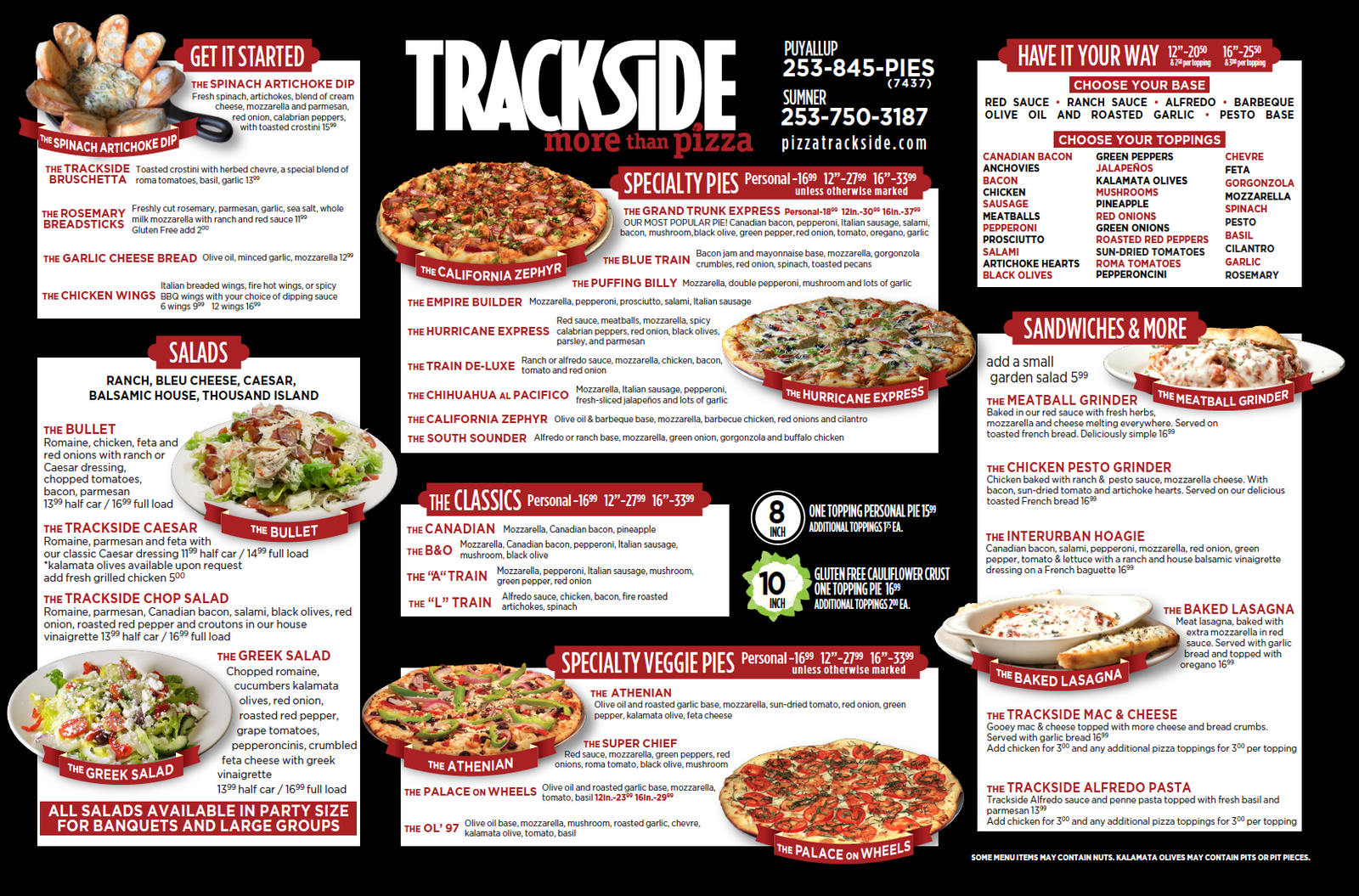 Trackside Menu