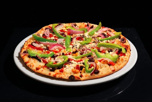 18 in Athenian Pizza.
