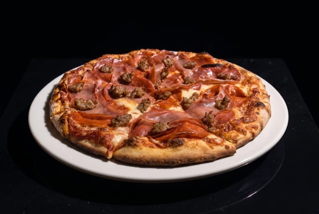 10 in Empire Builder Pizza.