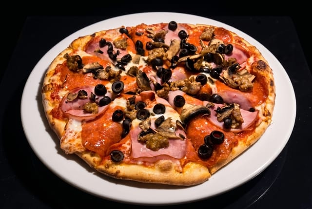 18 in B&O Pizza.