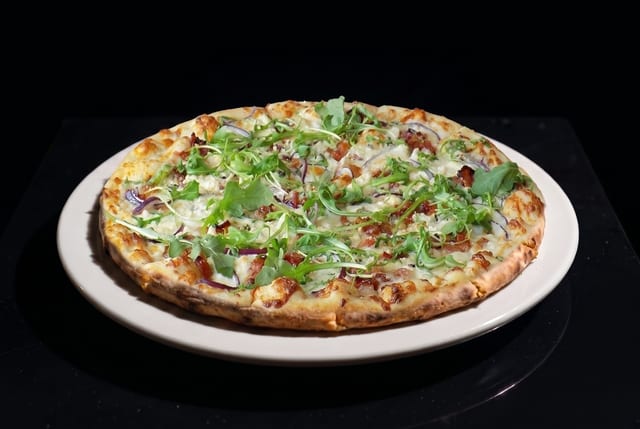 10 in Blue Train Pizza.